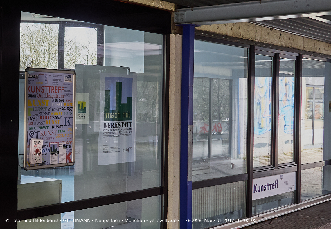 01.03.2017 - die Abrissbaustelle Quiddezentrum in Neuperlach